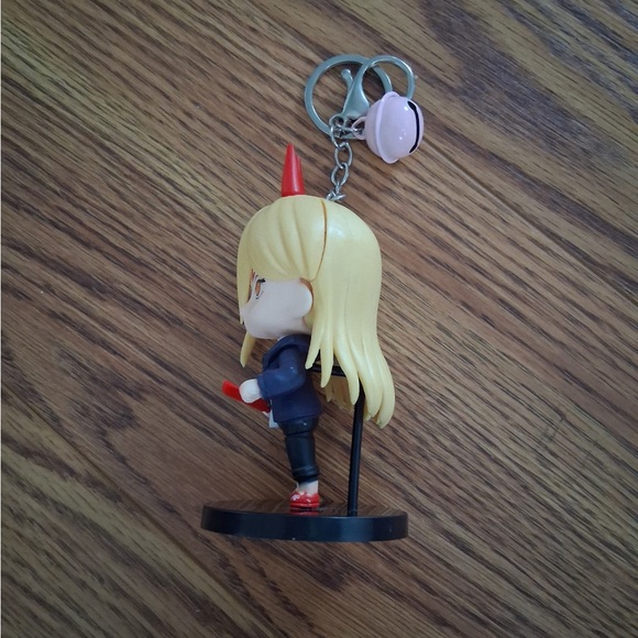 Power Chainsaw Man Anime Keychain Bag  Charm - Picture 2 of 4